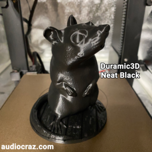 Duramic3D Neat Black Decorative Rat