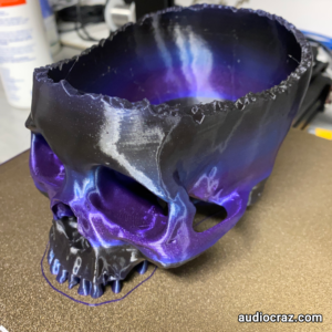 Stronghero3D Black Forge Purple Skull Bowl