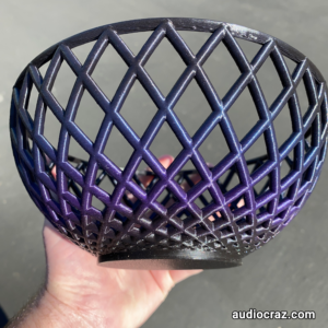 Stronghero3D Black Forge Purple Basket Bowl